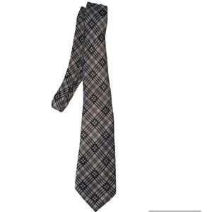 Black and gray tie